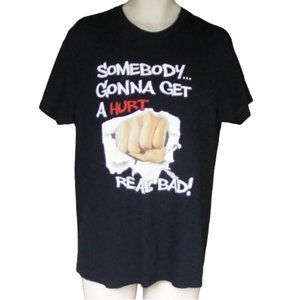 RUSSELL PETERS Tshirt, S, Green Card Tour, 2 sided, Comedian, Black, Short slv